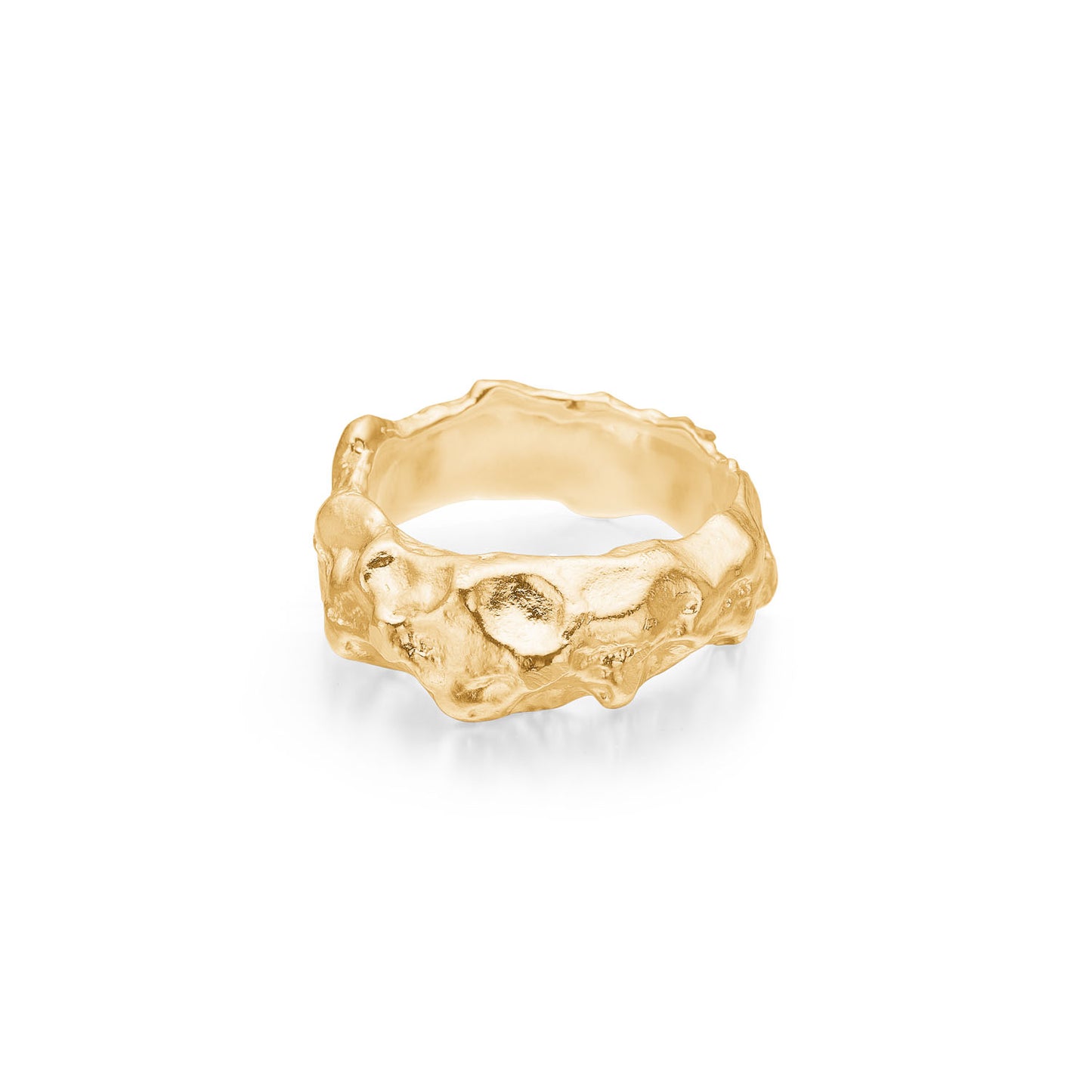 Stone Ring Forgyldt