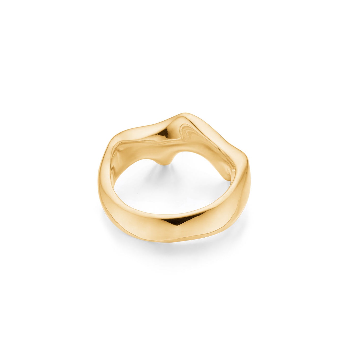 Wave Ring Forgyldt