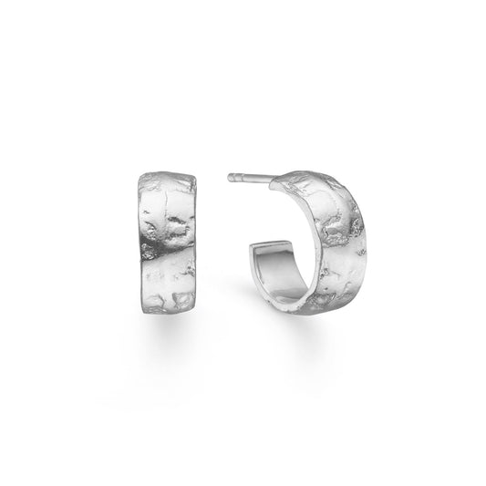 Baby Marble Øreringe Sølv