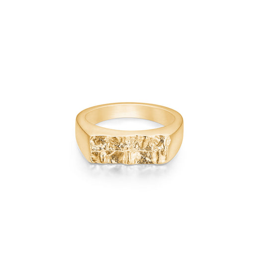 Soil Signet Ring Forgyldt