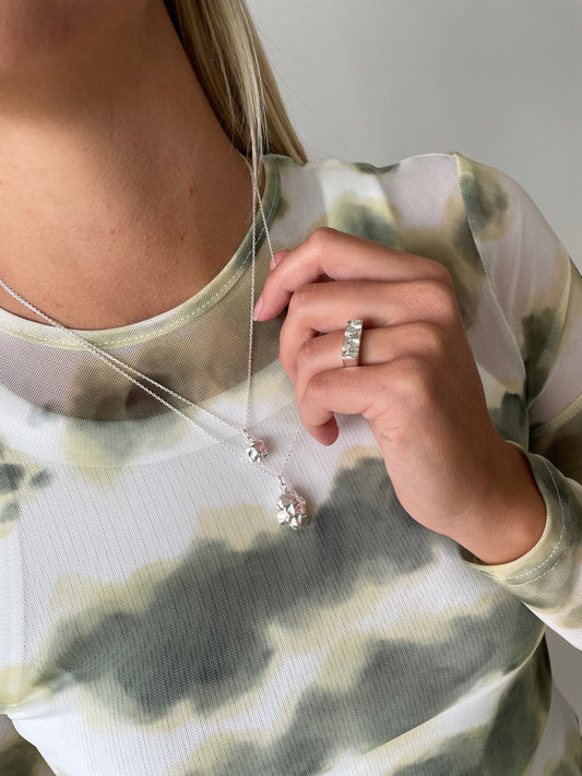 Volcano Halskæde Sølv